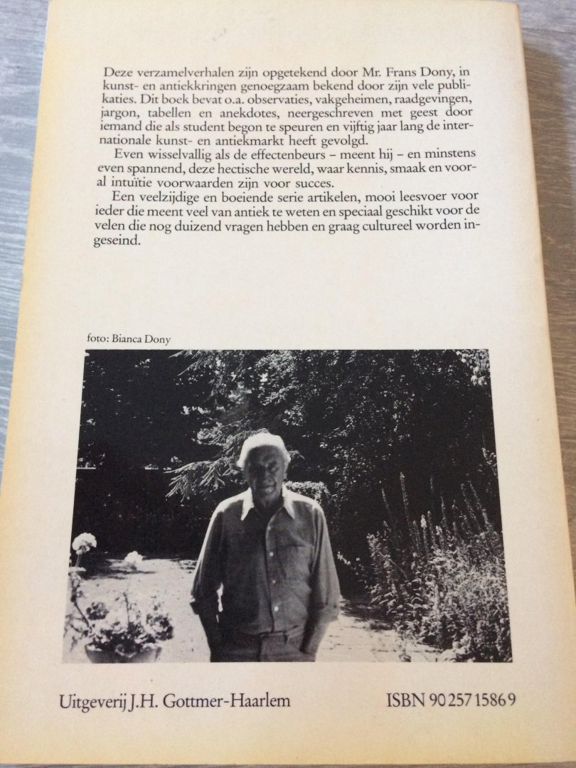 Dony - Antiek ontdekken / druk 1