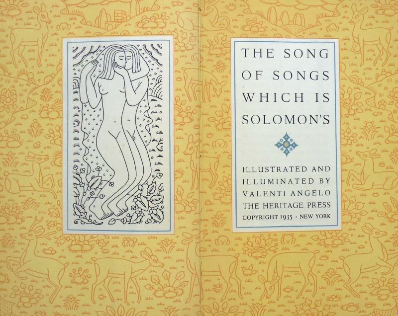 Valenti Angelo. - The song of songs which is Solomon's.