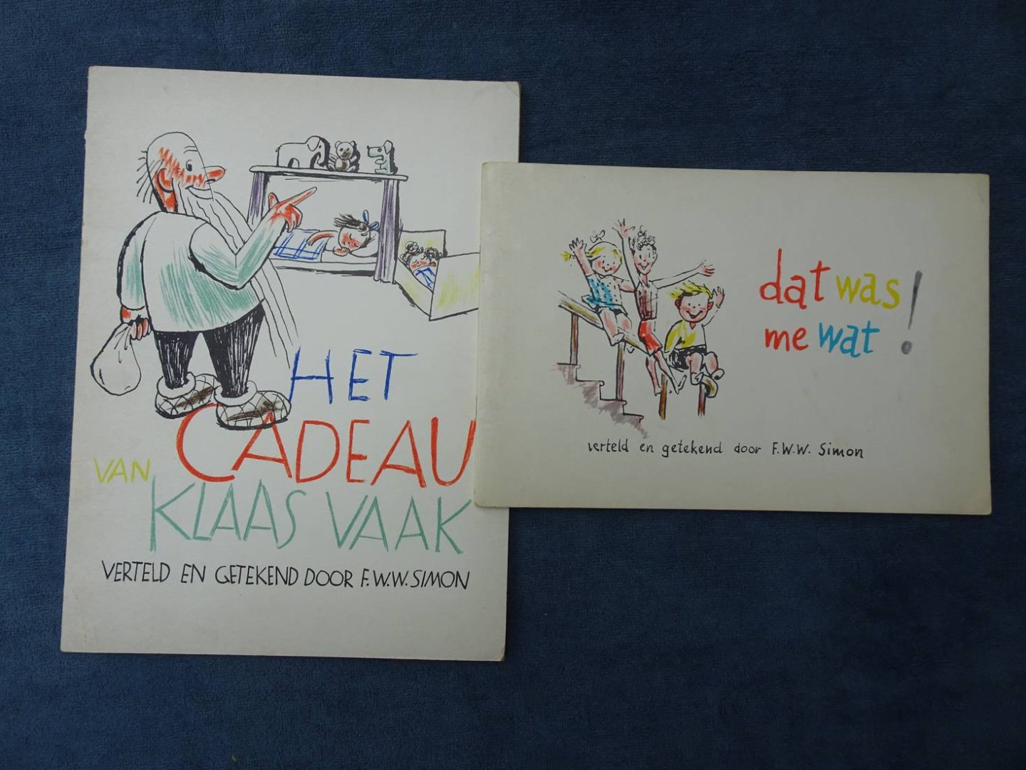 Simon, F.W.W.. - Dat was me wat!/ Het cadeau van Klaas Vaak. 2 titels.