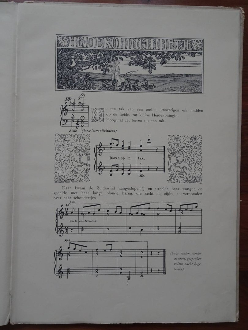 Rennes, Catharina van. - Heidekoninginnetje; een klaviersprookje.