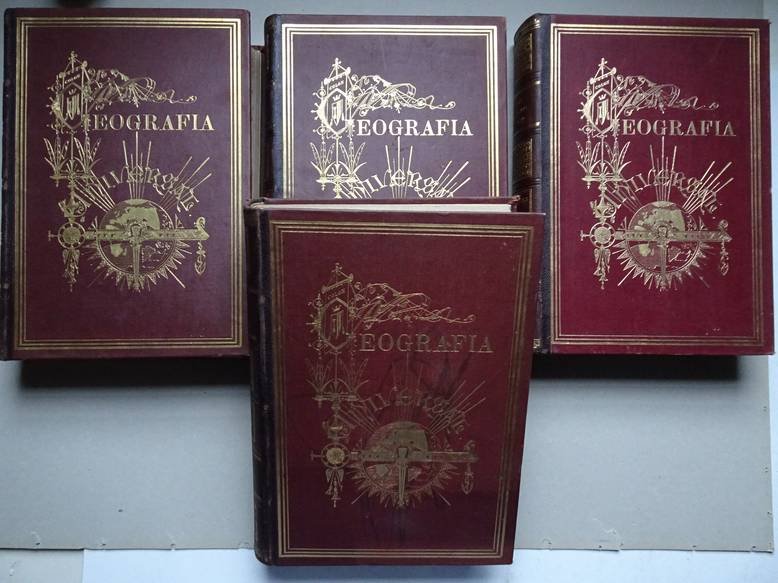 Var. authors. - Nueva Geografía Universal. Los Países y las Razas. Orba presentada en forma enteramente nueva, compuesta por eminentes especialistas de Europa y América. Con arreglo á los más recientes trabajos é investigaciones de la ciencia. Edición ilus...