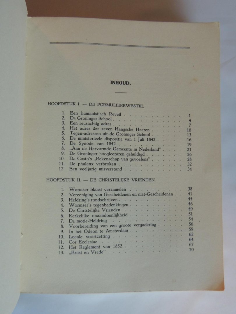 Rullmann, J C - De strijd voor kerkherstel in de Nederlandsch Hervormde kerk der XIXe eeuw