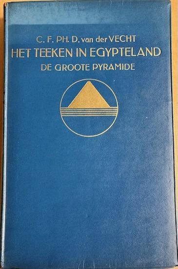 Vecht, C. F. Ph. D. van der - HET TEEKEN IN EGYPTELAND.  De groote Pyramide in het Licht van den modernen Tijd.