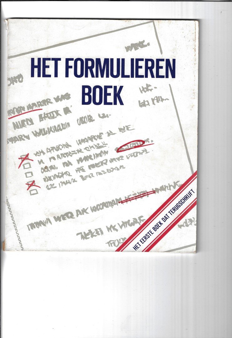 Hegener, M. e.a. - formulierenboek. Het eerste boek dat terugschrijft 3e druk