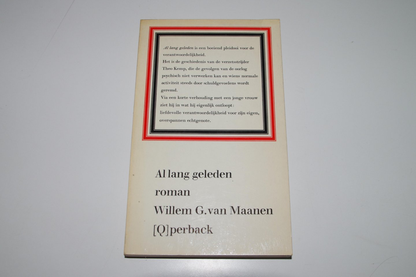 Willem G. van Maanen - Al lang geleden