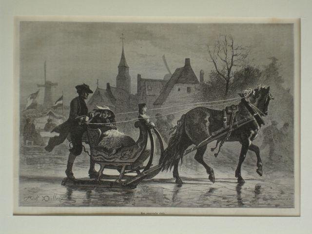 Dillens, Adolf. - Een zeeuwsche slede.