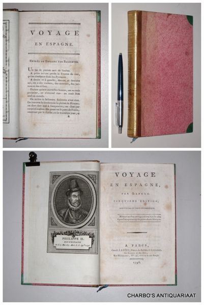 LANGLE, [JEAN-MARIE-JEROME FLEURIOT, MIS DE], - Voyage en Espagne.