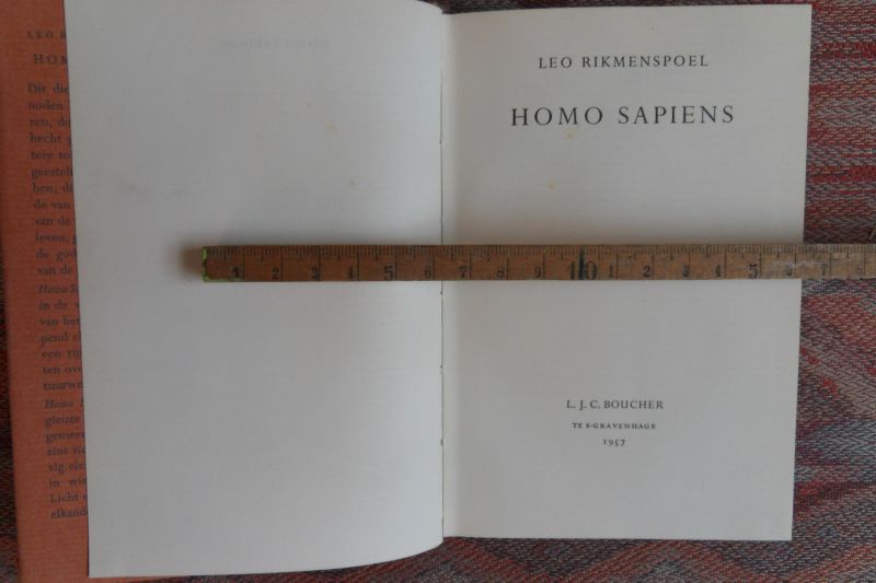 Rikmenspoel, Leo. [1889 - 1976]. - Homo Sapiens.