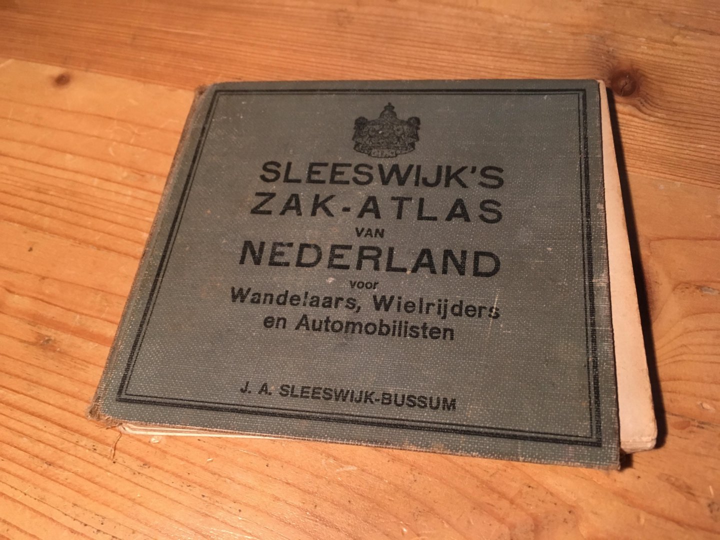 Sleeswijk - Sleeswijk's Zak-Atlas van Nederland voor Wandelaars, Wielrijders en Automobilisten