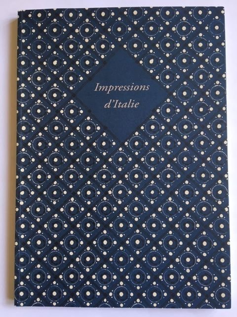 Diverse auteurs - Impressions d'Italie; Livres publiés en Italie de 1468 à 1893
