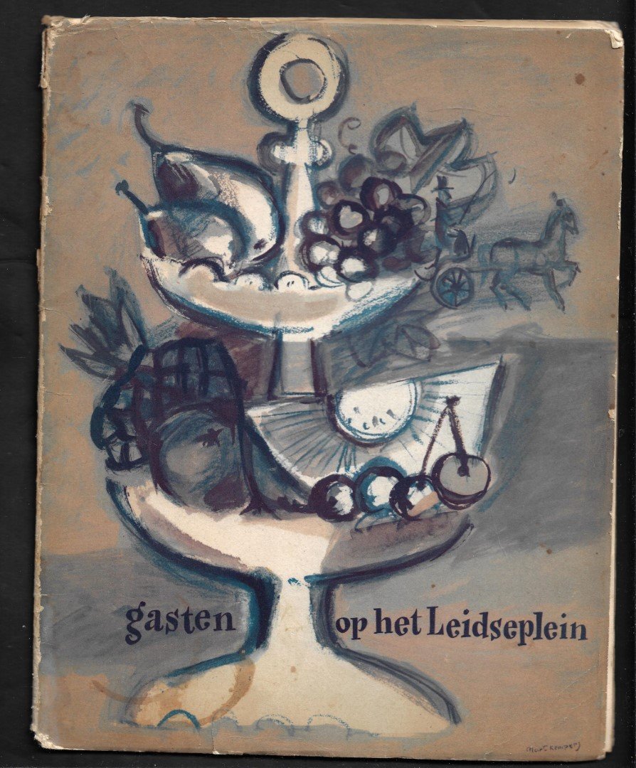 THOMAS, FRED, - Gasten op het Leidseplein, 75 jaar American Hotel, Amsterdam --1957