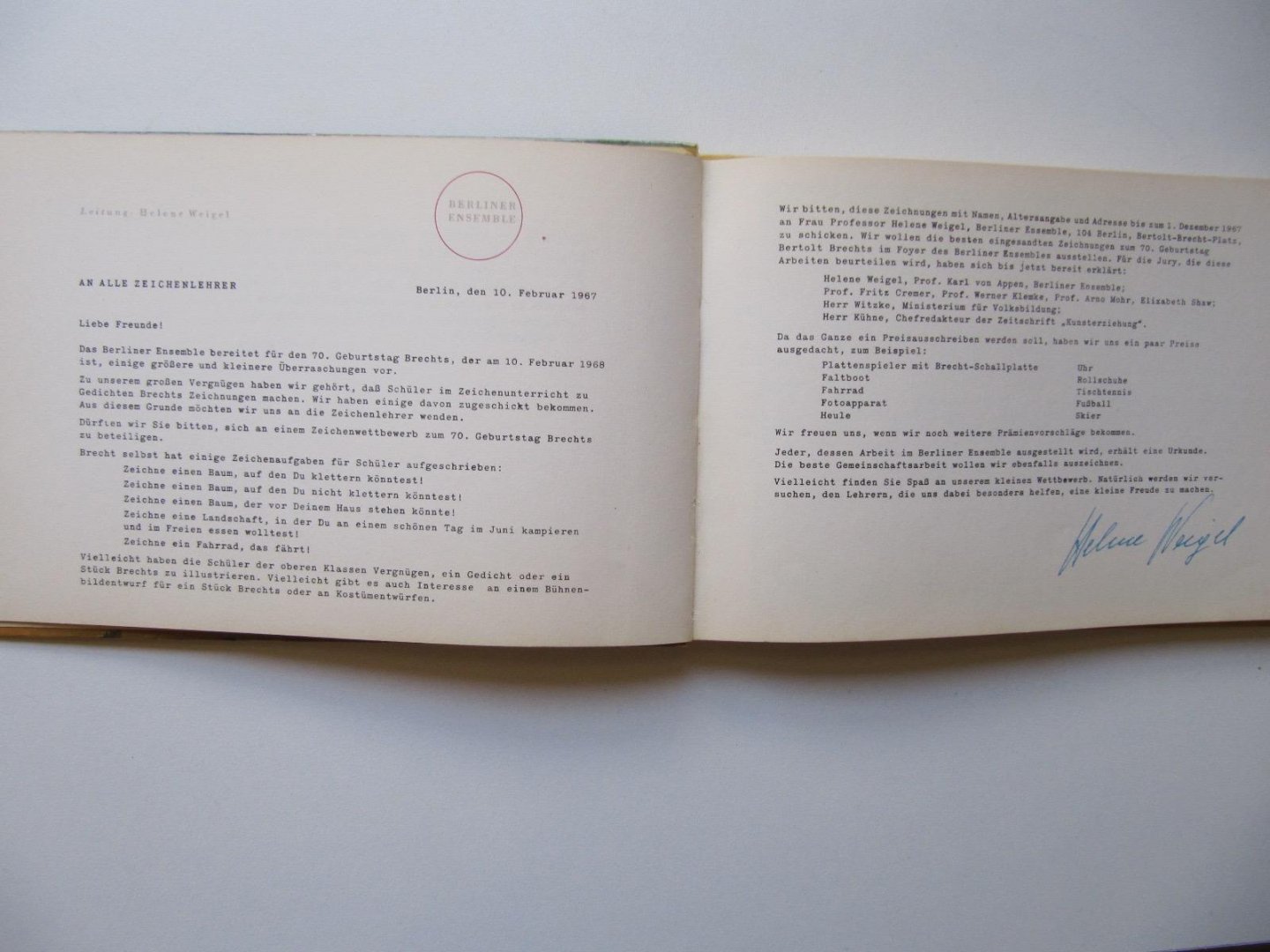 Bertolt Brecht - Kinderzeichnungen zu Brecht