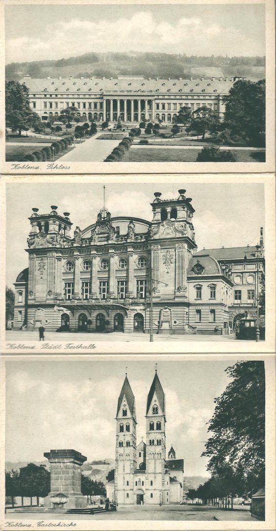 Anoniem - Oud souvenir album: Koblenz : 12 Ansichten in feinstem Kupfertiefdruck