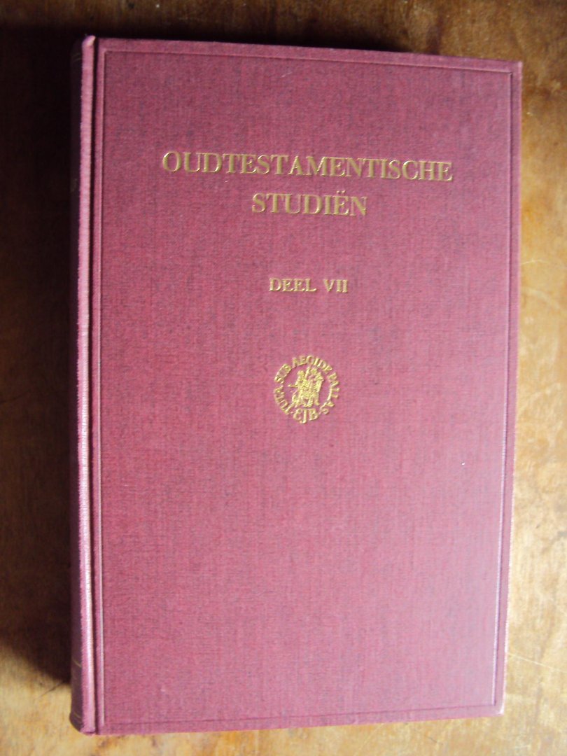 Boer, P.A.H. de (red.) - Oudtestamentische Studiën, deel VII