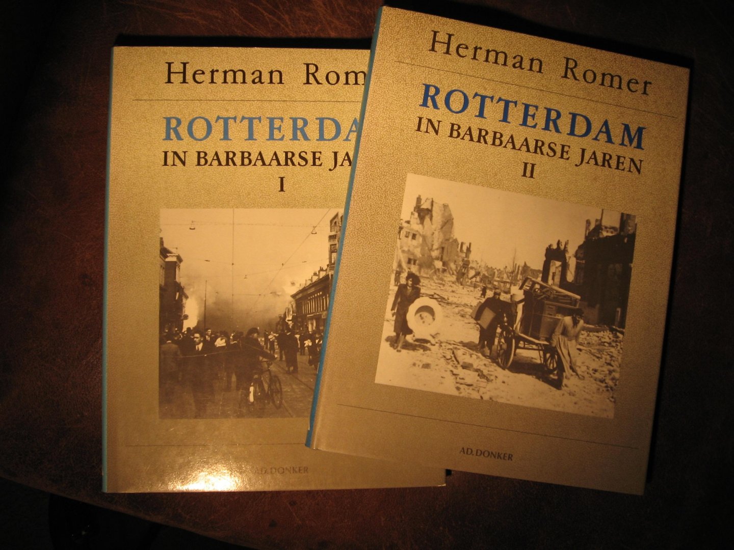 Romer, H. - Rotterdam in barbaarse tijd I en II.