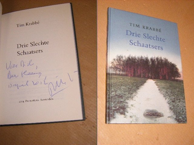 Tim Krabbé - Drie slechte schaatsers [GESIGNEERD]