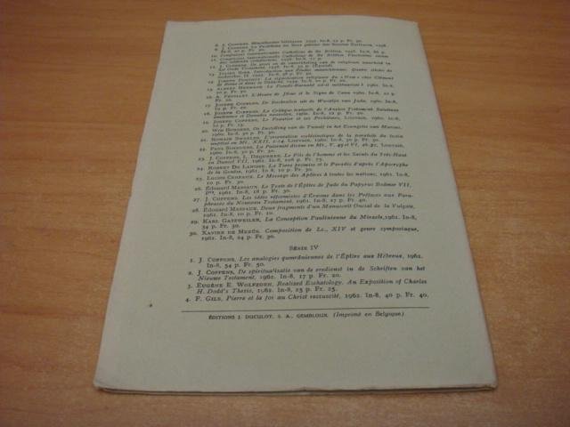 Wolfzorn, E.E - Realized eschatology - An exposition of Charles H. Dodd's thesis - E. E Wolfzorn