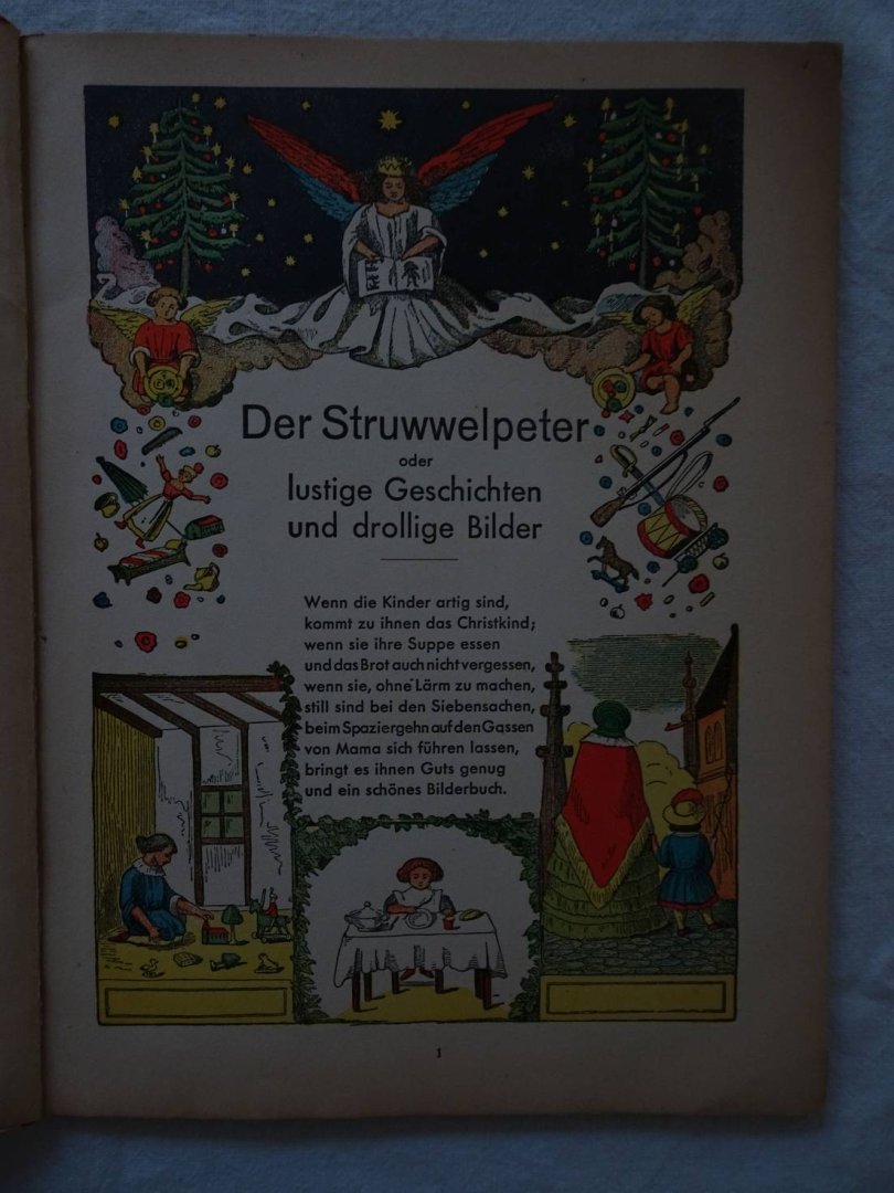Hoffmann, Heinrich. - Der Struwwelpeter oder lustige Geschichten und drollige Bilder für Kinder von 3-6 Jahren.