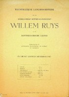 Rotterdamsche Lloyd - Langsdoorsnede ms Willem Ruys