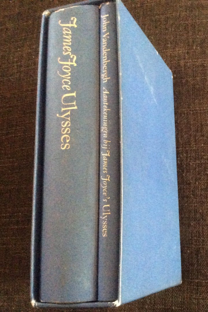James Joyce - Ulysses met aantekeningen. 2 delen in schuifcassette
