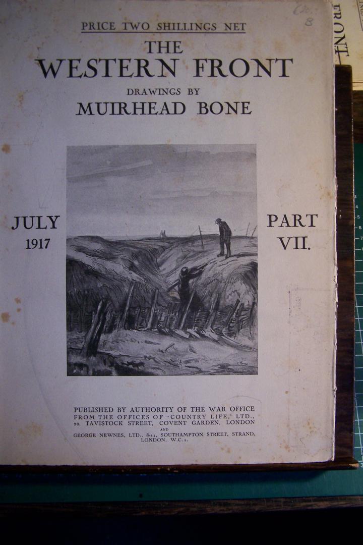 Muirhead Bone, Sir David - The Western Front,  July 1917  part  VII.