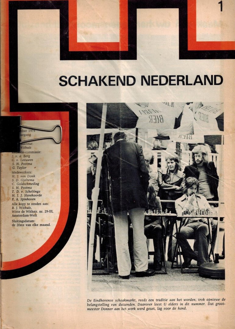  - Schakend Nederland 82e Jaargang Compleet -1974-1975