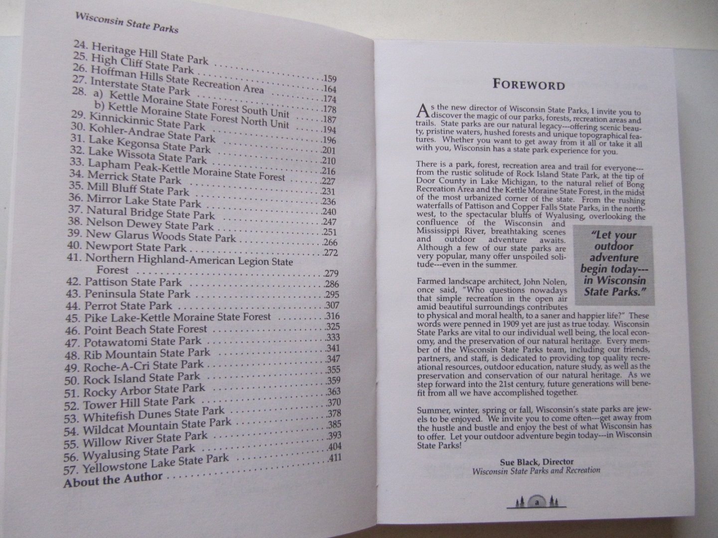 Bailey, Bill - Wisconsin State Parks / A Complete Recreation Guide