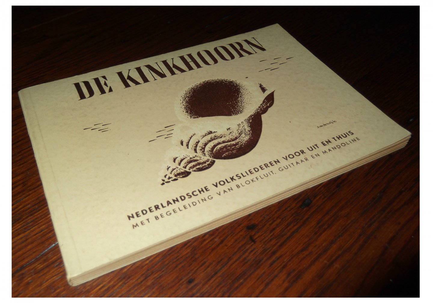 Monnikendam, Marius van - De Kinkhoorn - nederlandsche volksliederen voor uit en thuis