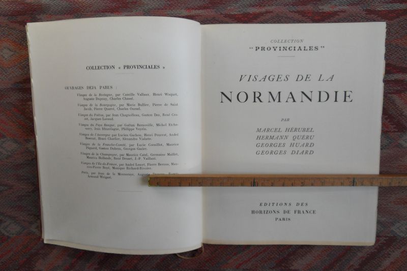 Hérubel, Marcel; Quéru, Hermann, e.a. - Visages de la Normandie.