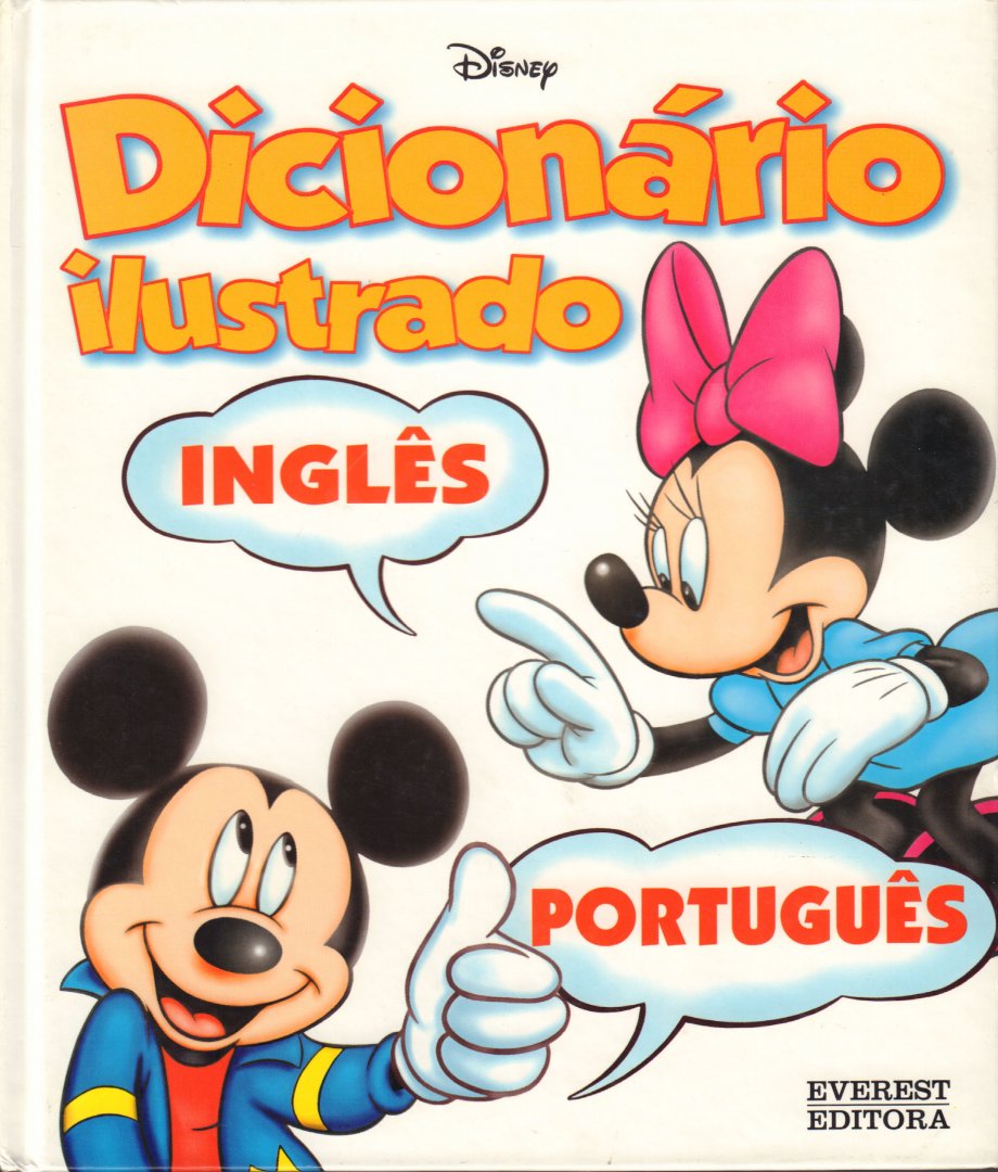 Disney, Walt - Dicionario Ilustrado Ingles - Portugues, 111 pag. hardcover, gave staat