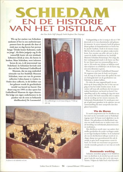 Entree Ton Borghouts * De Hongaarse keuken...gevuldepannekoeken,Hongaarse zuurkoolschotel uit de oven * kwarkballetjes - ETEN en DRINKEN met Abiance  1994 nr 1/2 jan febr Achste jaargang  Gastronomisch magazine * Winters 4 x Anders * Worstje van forel met  zuurkool * tarbot met paddestoelen en verse pasta * Patrijs met notenblinis,witlof en Marsalasaus * Herteribstuk