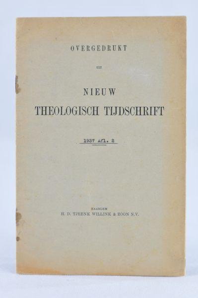 Diversen - Boekbeoordelingen overdrukt uit nieuw Theologisch Tijdschrift 1937