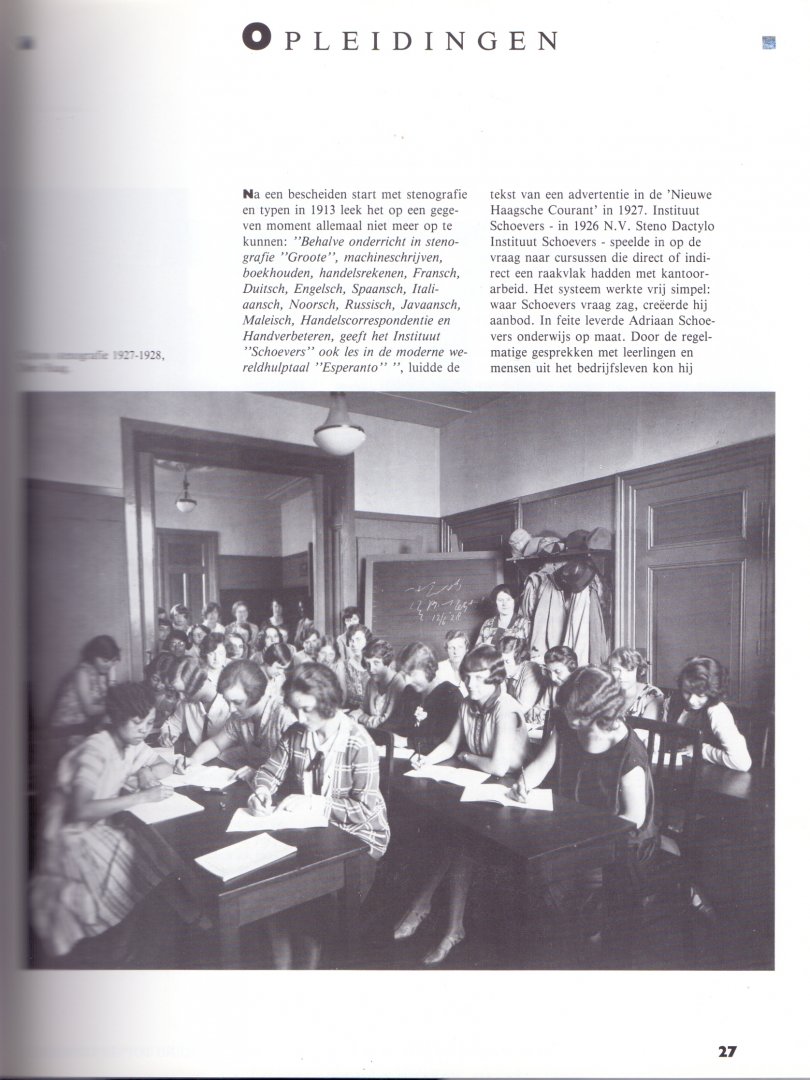 Lansdorp, drs. E.R.& Romeijn, drs. Th.M.W. (ds1256) - Instituut Schoevers 1913-1988, 75 jaar