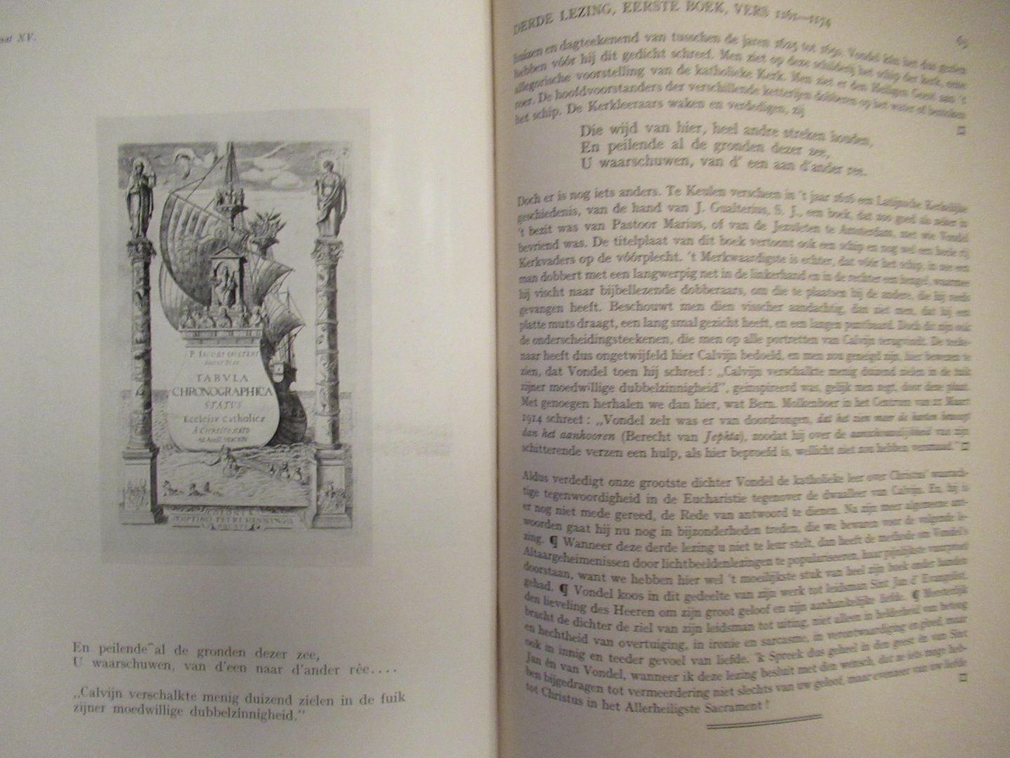 Zeij S.J., Jac. J. - Vondel's Altaargeheimenissen in dertien lezingen