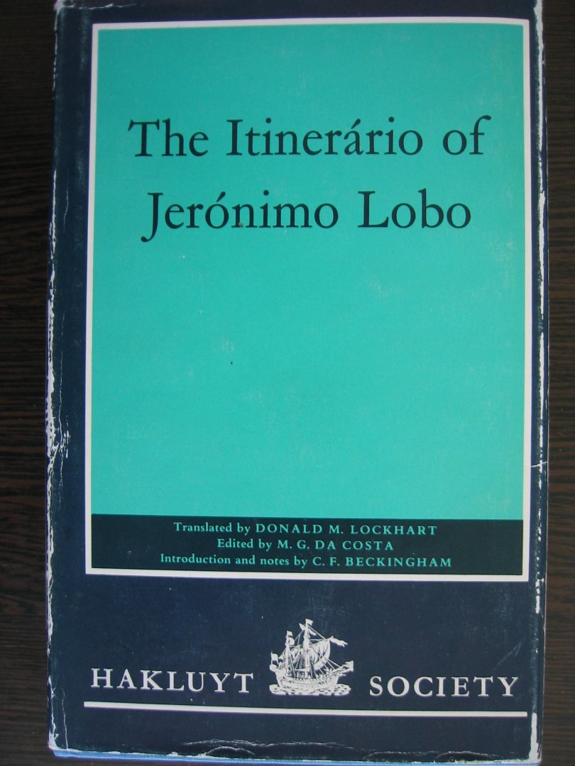 Costa, M.G. da - The Itinerario of Jeronimo Lobo.