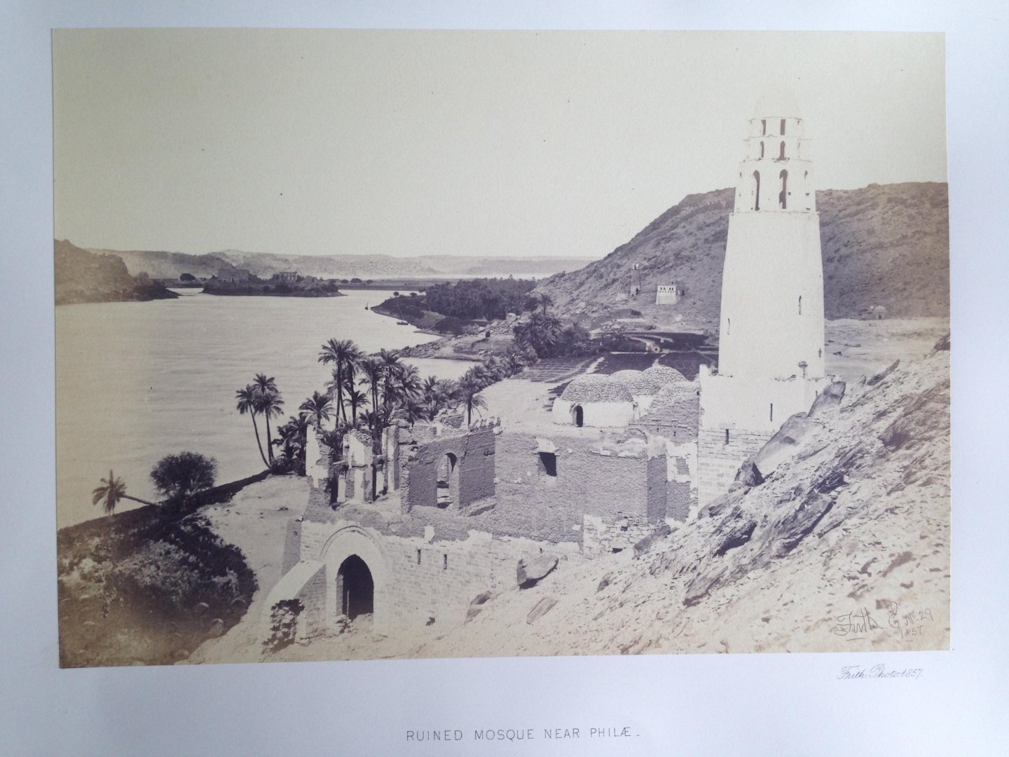 Frith, Francis - Ruined Mosque near Philae, Series Egypt and Palestine