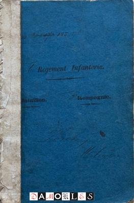  - Regement Infanterie (3e Bataillon, 2e Kompagnie Letter K) zakboekje