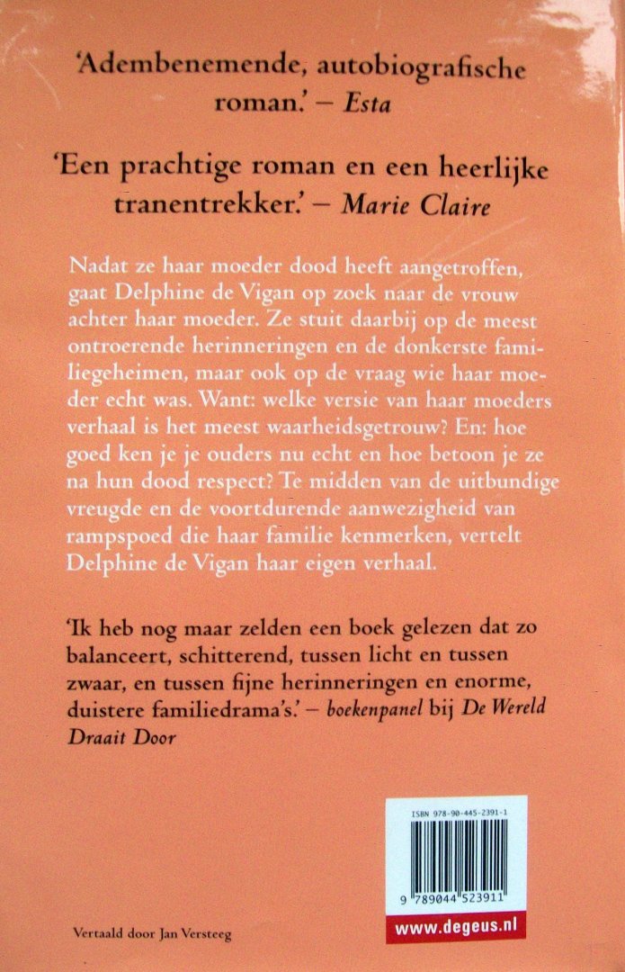 Vigan, Delphine de - Niets weerstaat de nacht