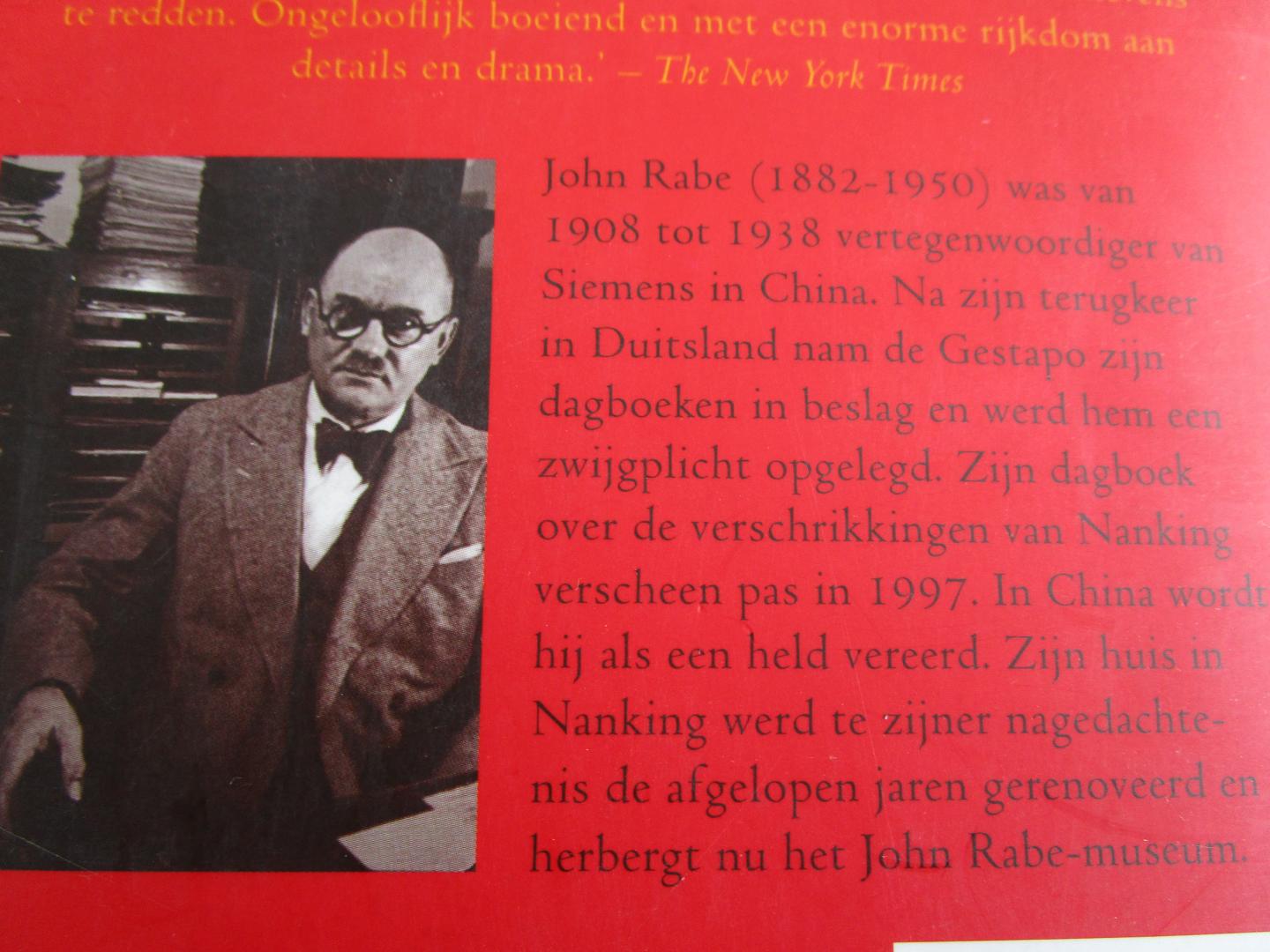 Wickert, Erwin (redactie, toelichting en noten) - John Rabe, de goede nazi van Nanking  - hoe één man tweehonderdduizend Chinezen redde -