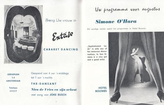 EXTASE - Entertainment in Holland. Extase - 44 Club Femina.