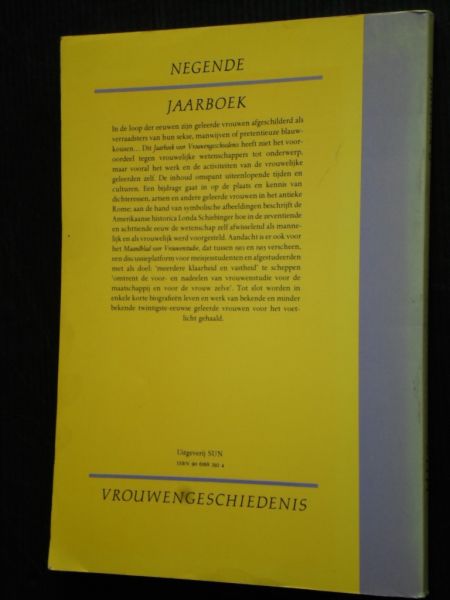  - Geleerde vrouwen, Negende jaarboek voor Vrouwengeschiedenis