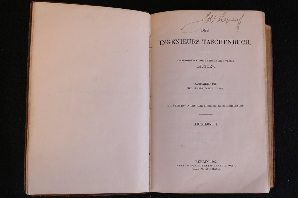 Diversen - Des Ingenieurs Taschenbuch Abteilung 1 ( 10 Foto's)