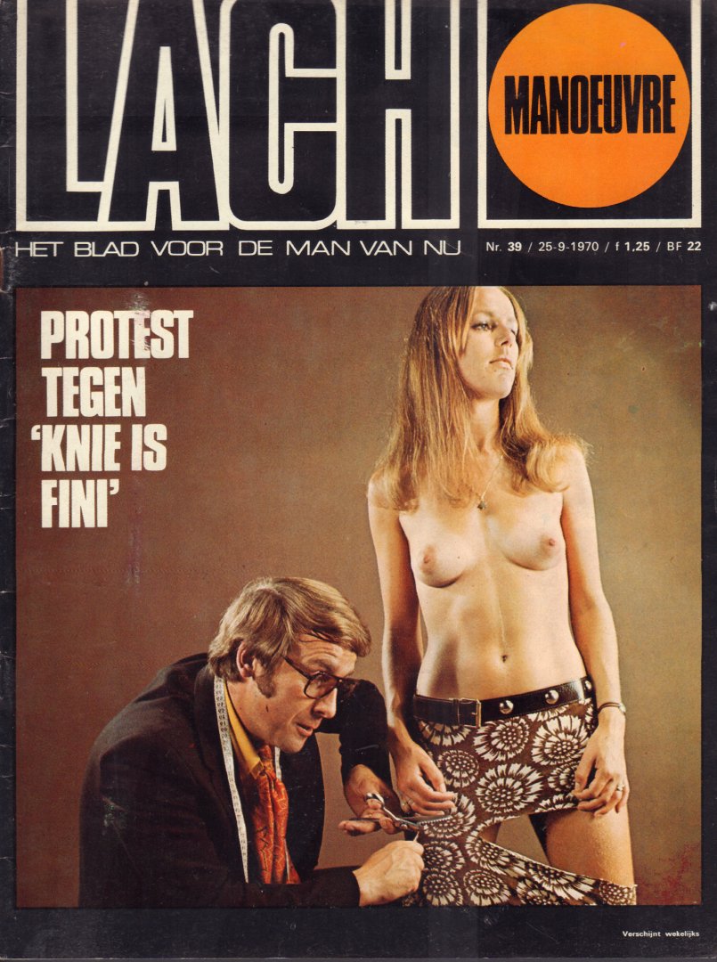 Weekblad De Lach - WEEKBLAD DE LACH 1970 nr. 39, 25 september, Het blad voor de man van Nu met o.a. CAROL JONES (4 p.) / JEANNETTE (7 p.) / JACK JONES (2 p.), goede staat