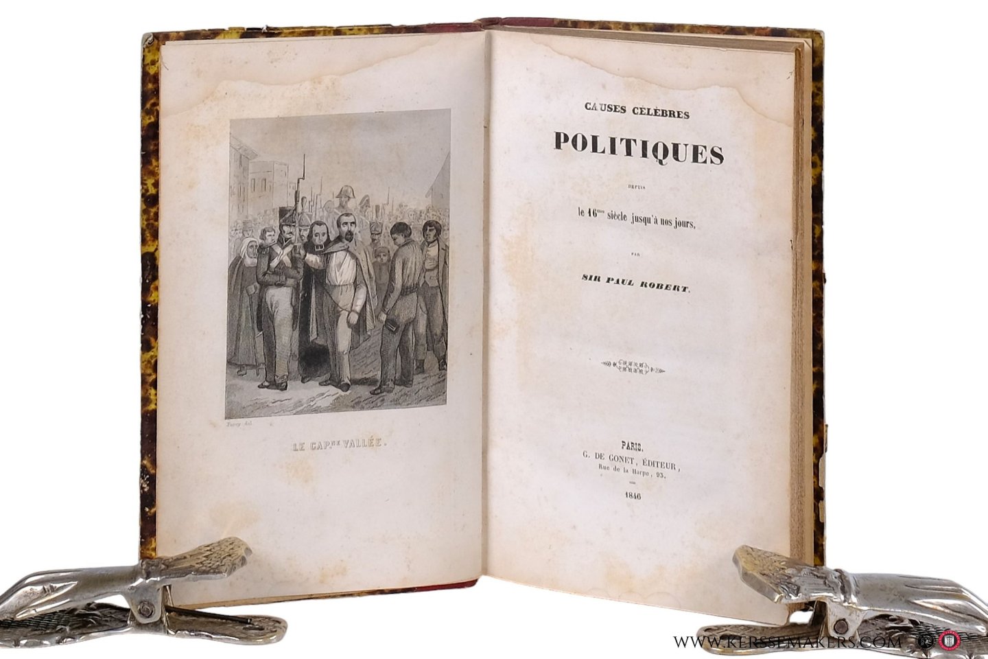 Robert, Paul. - Causes célébres Politiques depuis le 16me siècle jusqu'à nos jours.