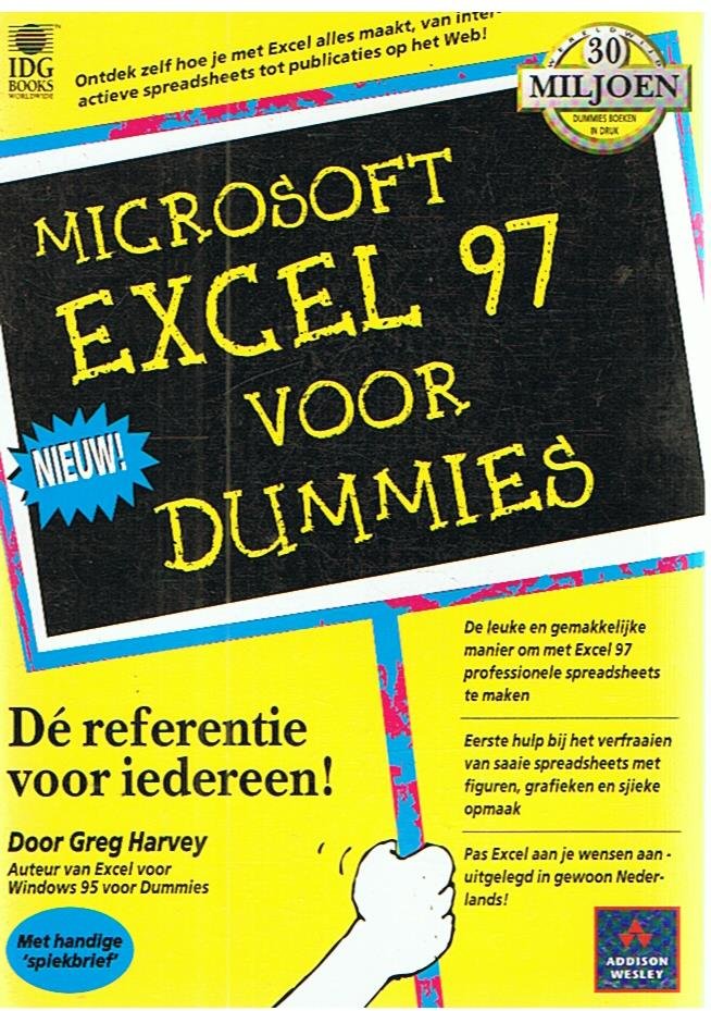 Harvey, Greg - Microsoft excel 97 voor dummies
