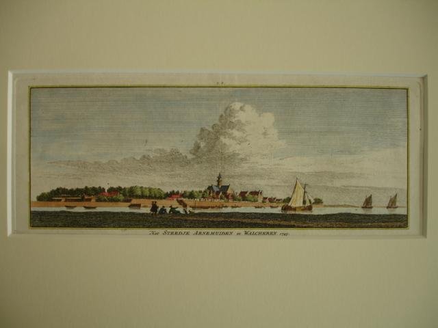 Arnemuiden. - Het Steedje Arnemuiden in Walcheren. 1745.