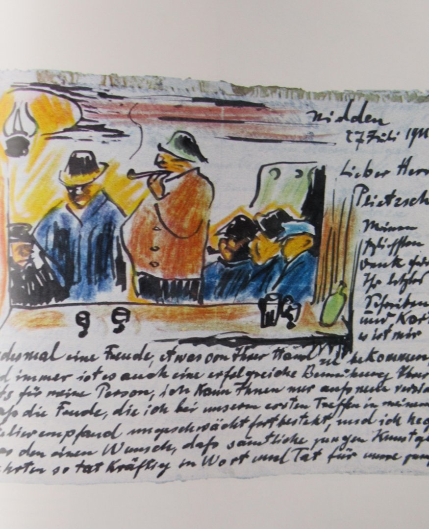 Wietek, Gerhard - Gemalte Künstler Post. Karten und Briefe deutscher Künstler aus dem 20. Jahrhundert.