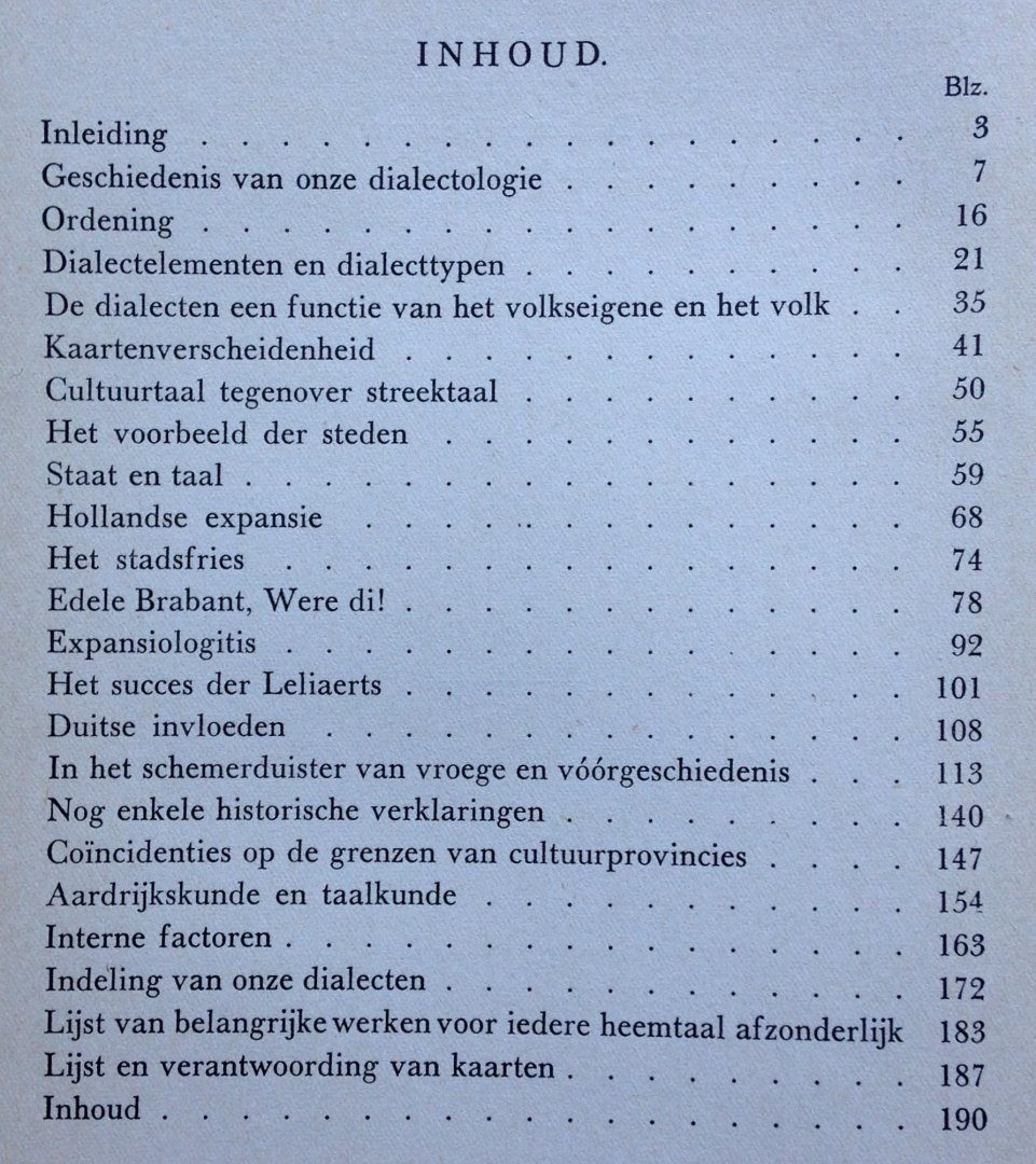 Weijnen, Dr. A. - De Nederlandse Dialecten