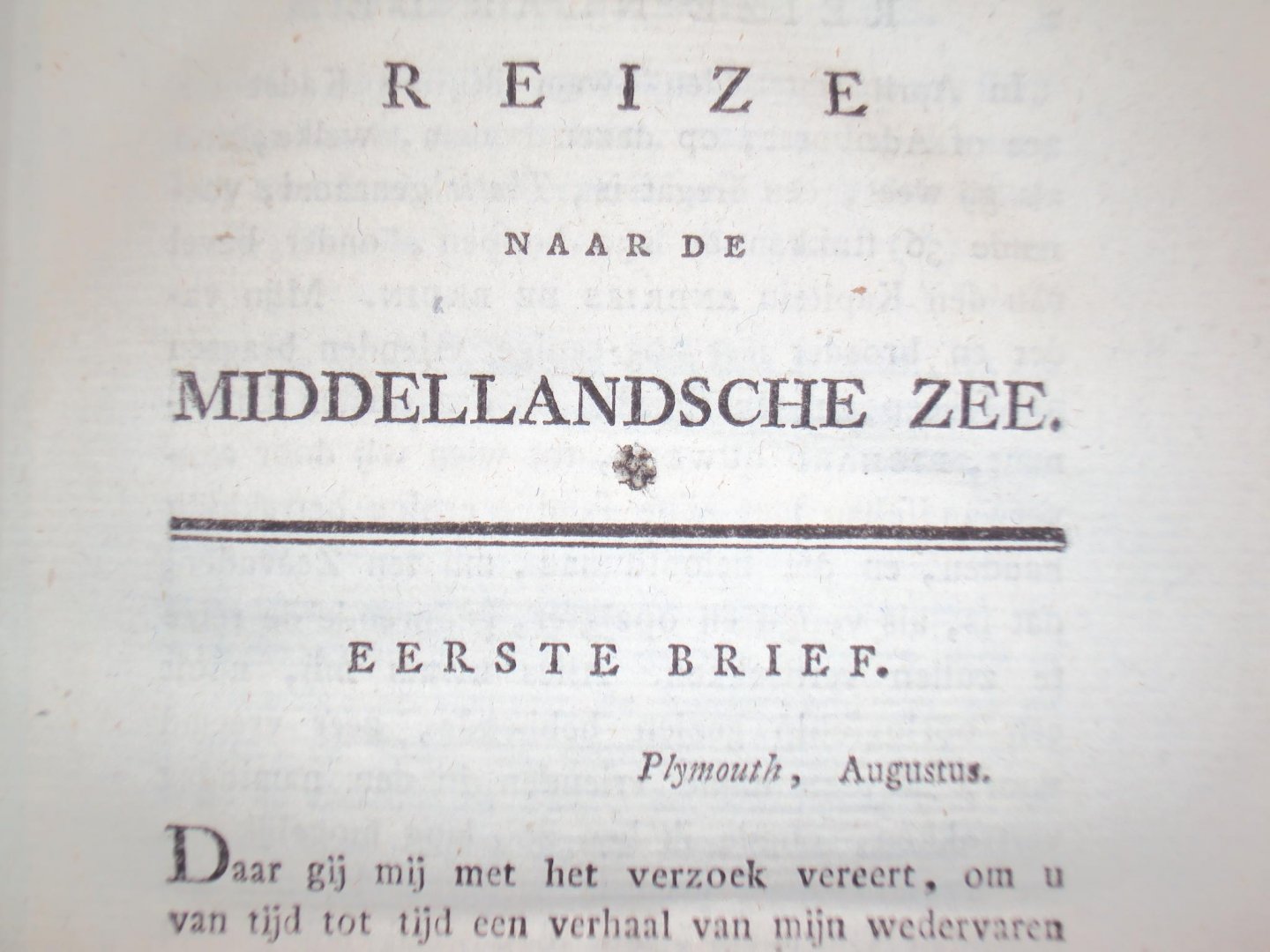 Cornelius de Jong - Reize naar de Middellandsche zee, in den jaren 1777, 1778 en 1779