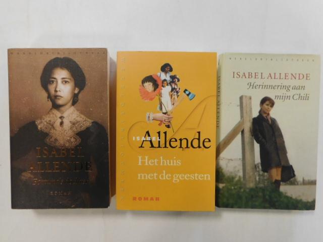 Allende, Isabel ( 3x) - Herinnering aan mijn Chili + Het huis met de geesten + Fortuna's dochter +
